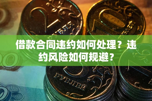 济南借款合同违约如何处理？违约风险如何规避？