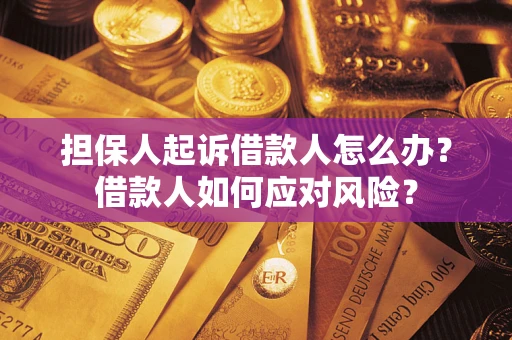 济南担保人起诉借款人怎么办？借款人如何应对风险？