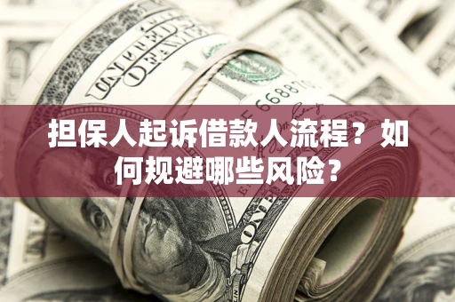 济南担保人起诉借款人流程？如何规避哪些风险？